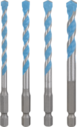 Bosch EXPERT HEX-9 daudzfunkcionālo celtniecības urbju komplekts, 4 gab.